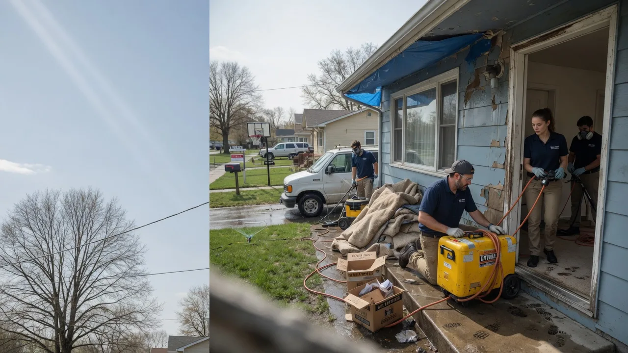 Basement Flood Cleanup in Webster, PA near me